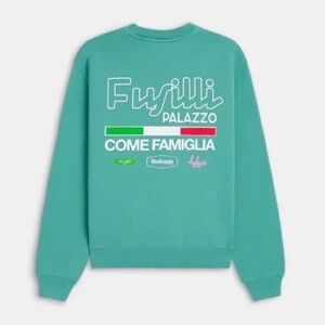 🇮🇹Madhappy Limited Edition Jon & Vinny's Crewneck in Seafoam, Size M (Unisex)